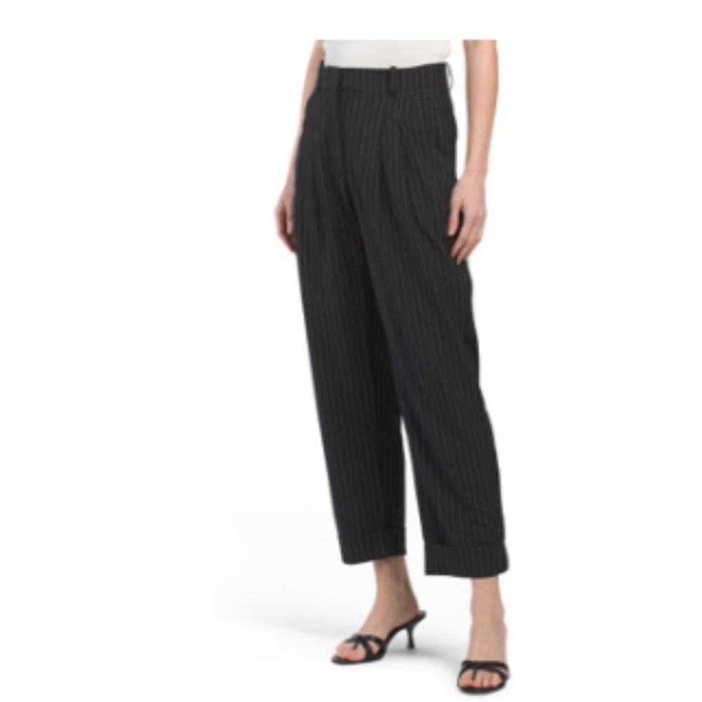 Black Pinstripe pants